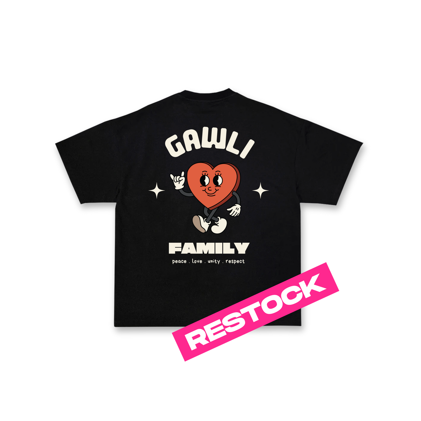 "Gawli Family Heart" Tee
