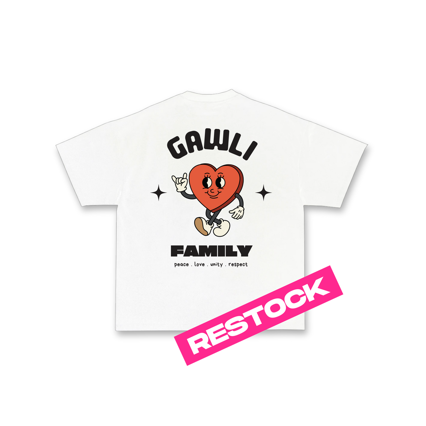 "Gawli Family Heart" Tee