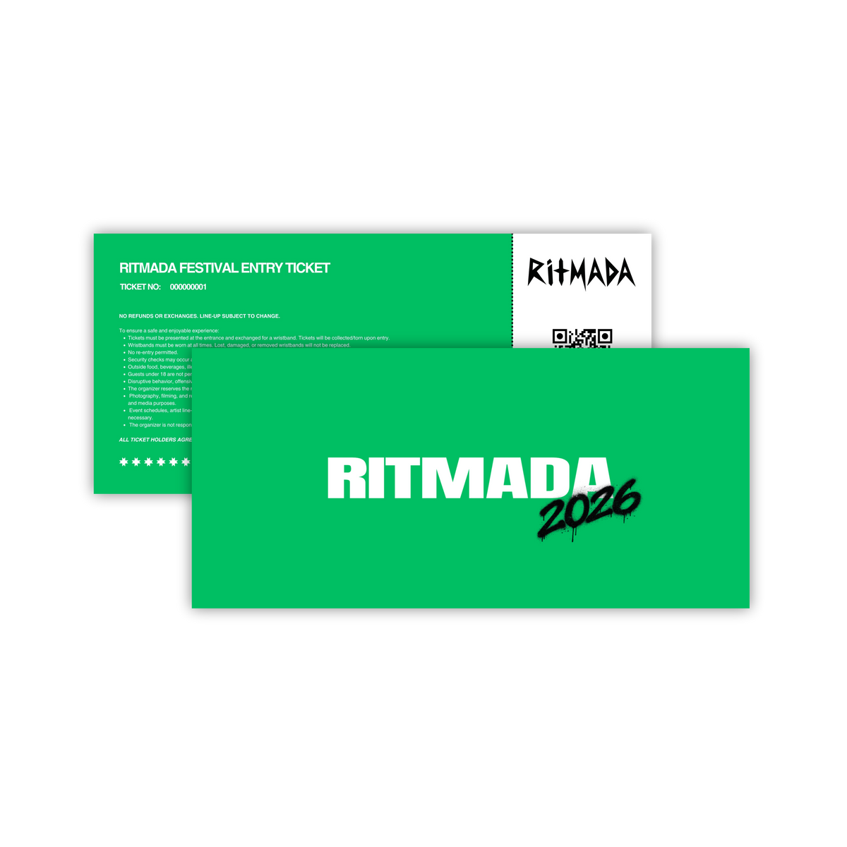 Ritmada 2026 GA Physical Ticket