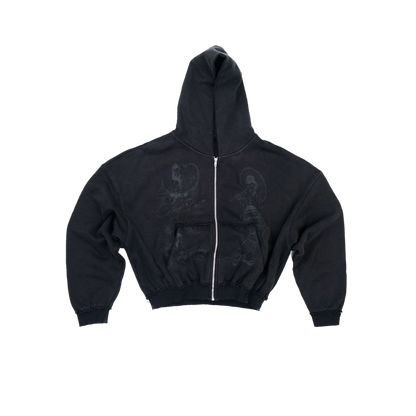 Yoe Yar Acid Wash Hoodie