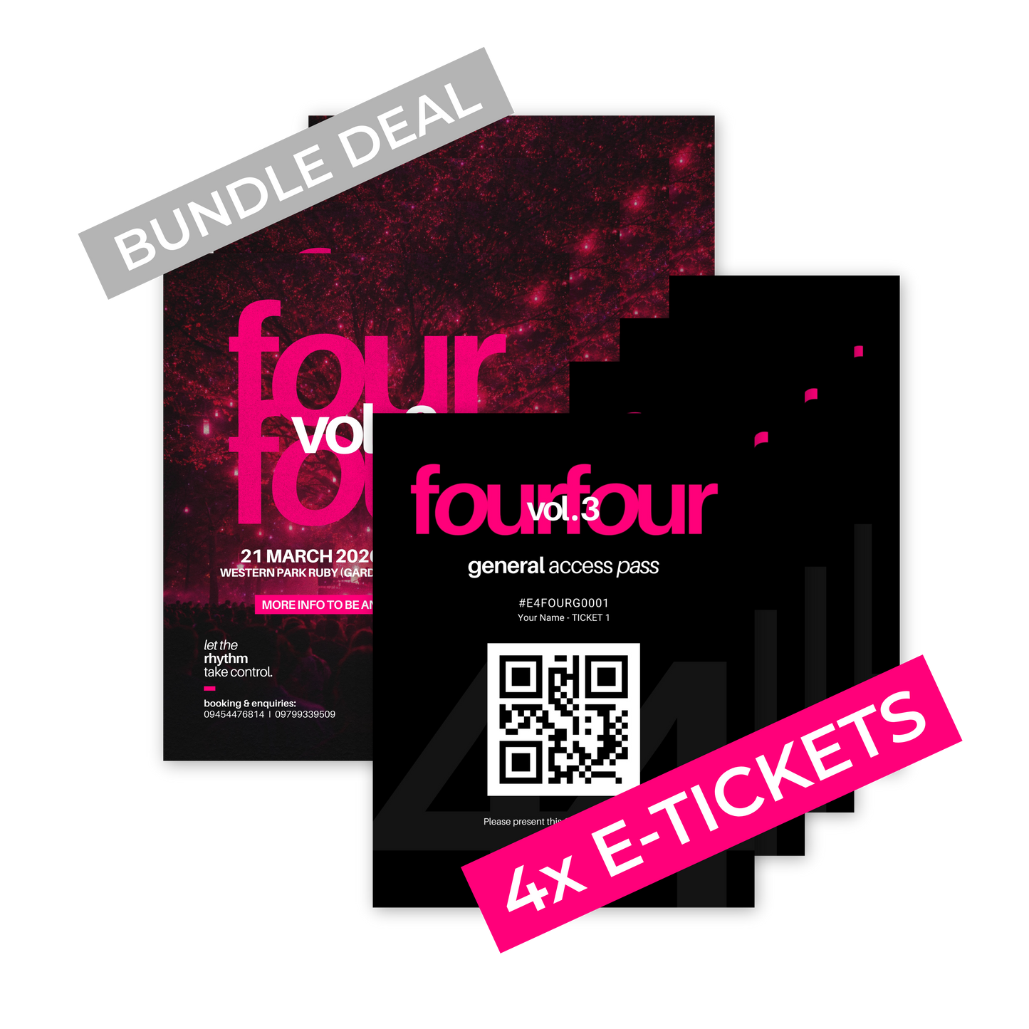 fourfour Vol 3 GA Bundle Deal (4 tickets)