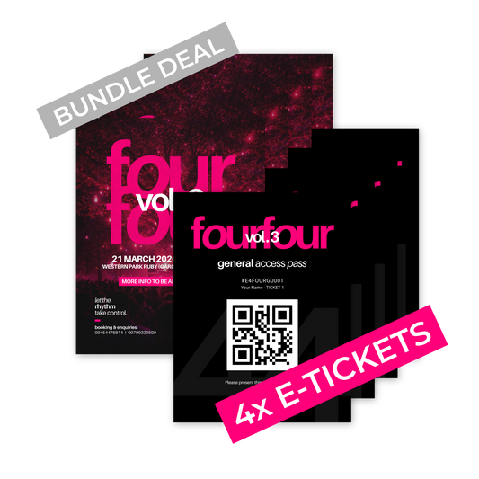fourfour Vol 3 GA Bundle Deal (4 tickets)